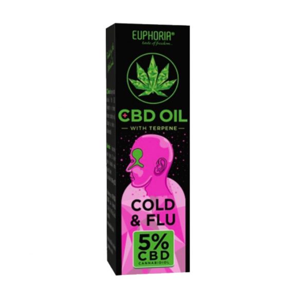 Конопляное масло CBD 5% с терпеном COLD & FLU
