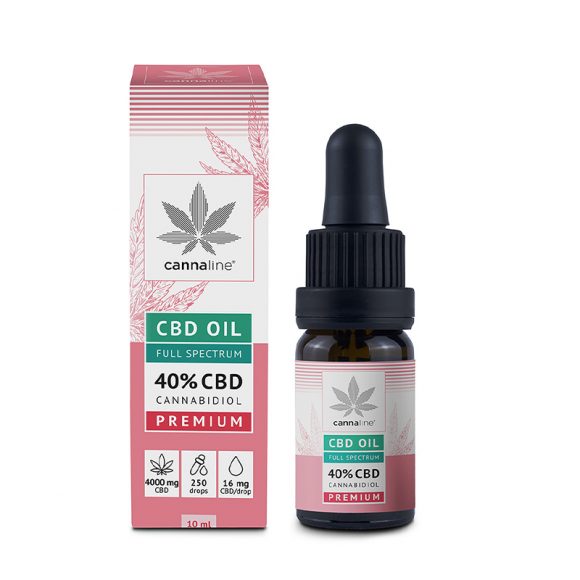 Premium CBD OIL 40% - 4000 мг каннабидиолового масла полного спектра